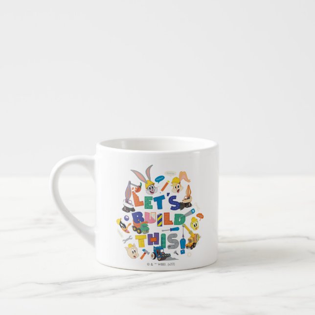 BUGS BUNNY BUILDERS™| "Let's Build This" Collage Espressomugg (Vänster)