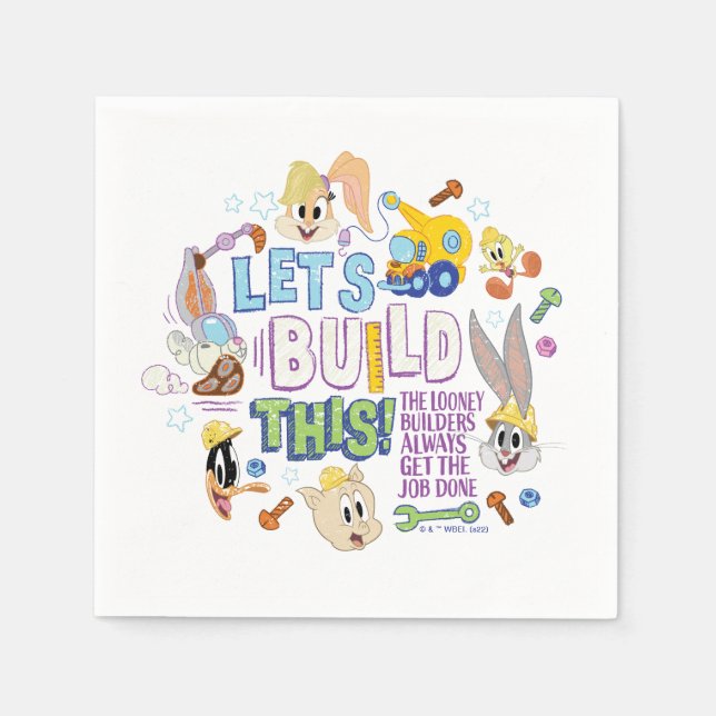 BUGS BUNNY BUILDERS™| "Let's Build This" Sketch Pappersservett (Framsidan)