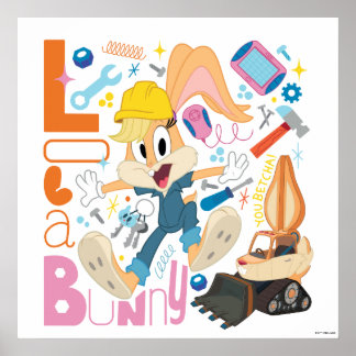 BUGS BUNNY BUILDERS™| Lola Bunny Arbetsredskap Poster