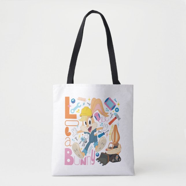 BUGS BUNNY BUILDERS™| Lola Bunny Arbetsredskap Tygkasse (Framsida)
