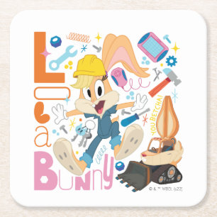 BUGS BUNNY BUILDERS™ Lola Bunny Arbetsredskap Underlägg Papper Kvadrat