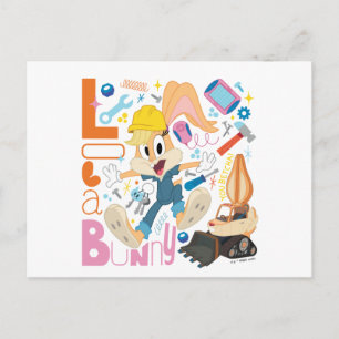 BUGS BUNNY BUILDERS™ Lola Bunny Arbetsredskap Vykort