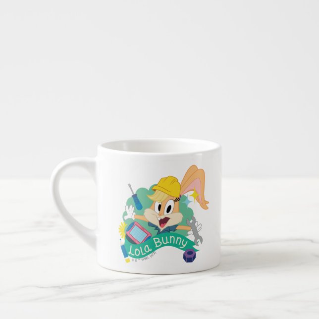 BUGS BUNNY BUILDERS™| Lola Bunny Karaktärs Grafik Espressomugg (Vänster)