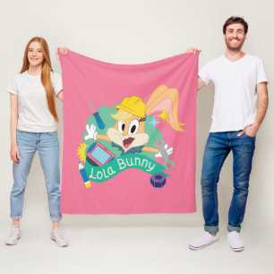 BUGS BUNNY BUILDERS™ Lola Bunny Karaktärs grafik Fleecefilt