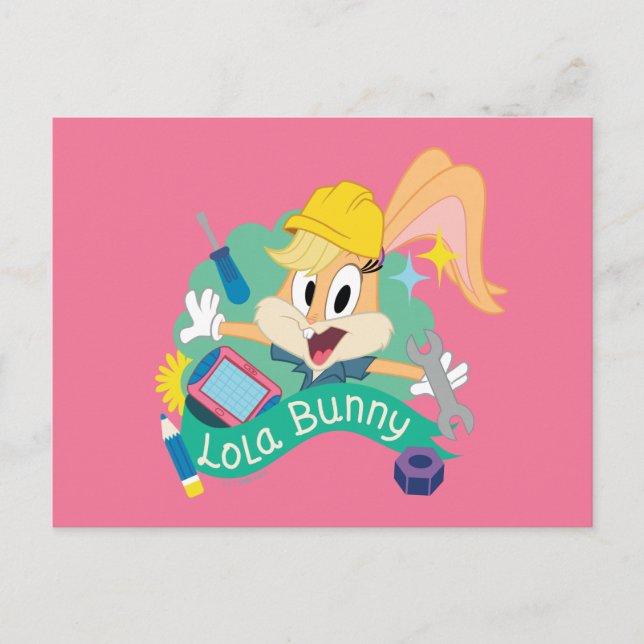 BUGS BUNNY BUILDERS™| Lola Bunny Karaktärsbild Vykort (Framsida)