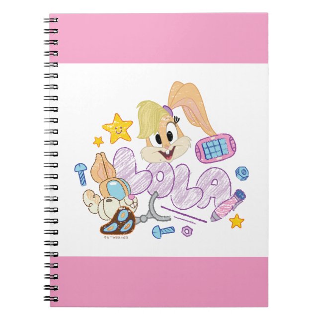 BUGS BUNNY BUILDERS™| Lola Sketch Art Anteckningsbok (Framsidan)