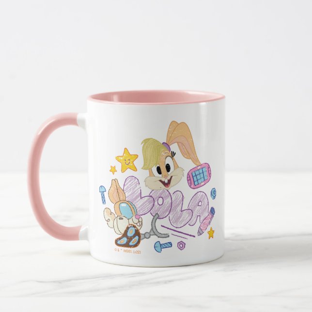 BUGS BUNNY BUILDERS™| Lola Sketch Art Mugg (Vänster)