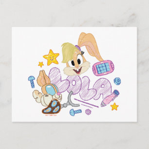 BUGS BUNNY BUILDERS™ Lola Sketch Art Vykort