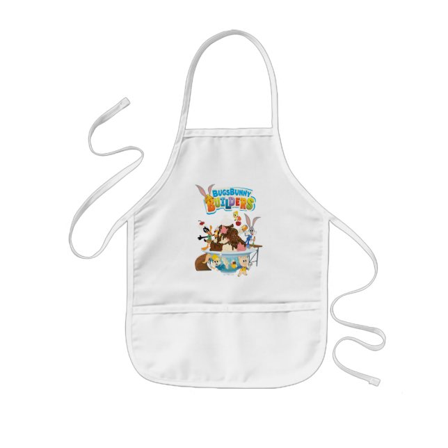 BUGS BUNNY BUILDERS™| Looney Builders Glass Barnförkläde (Framsidan)