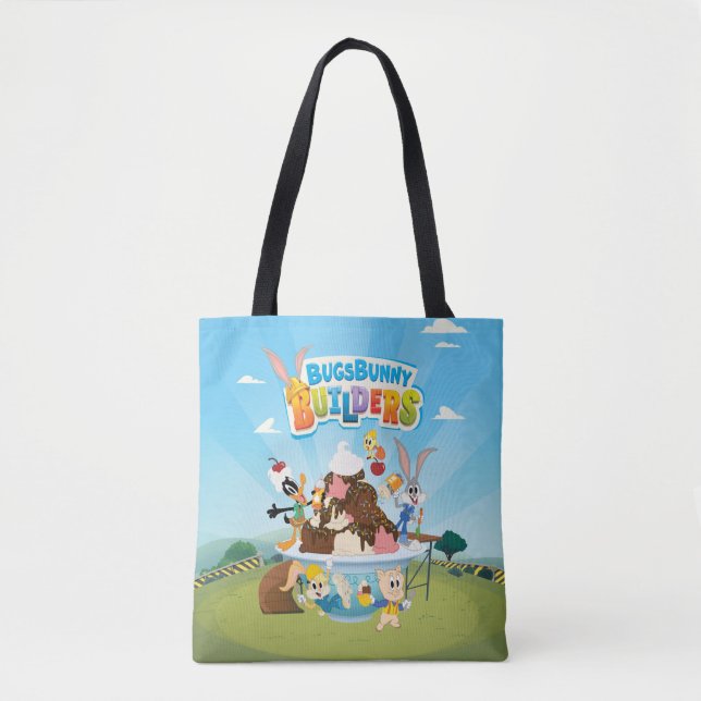 BUGS BUNNY BUILDERS™| Looney Builders Glass Tygkasse (Framsida)