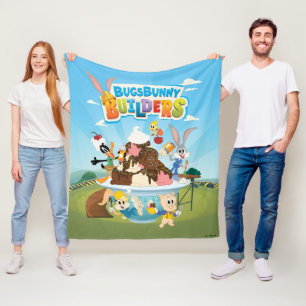 BUGS BUNNY BUILDERS™  Looney Builders Glassis Fleecefilt