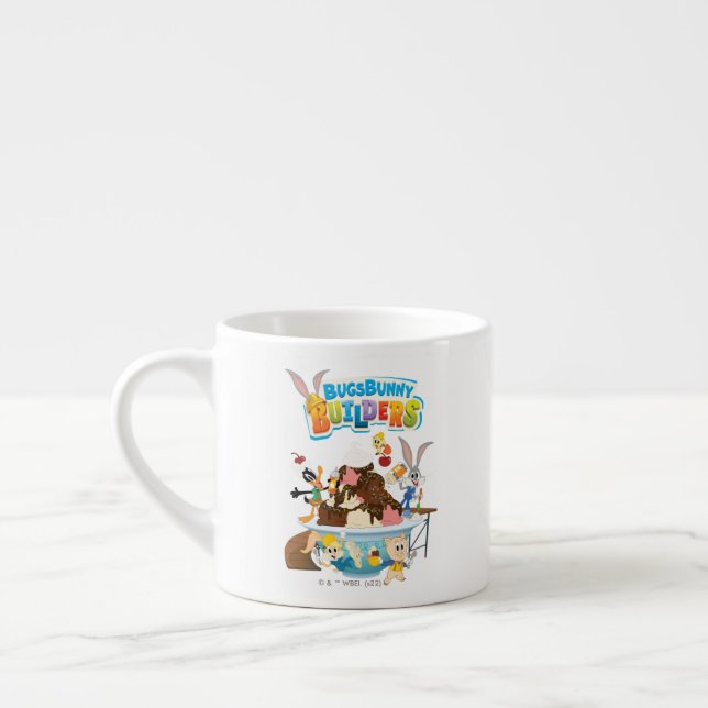 BUGS BUNNY BUILDERS™| Looney Builders Ice Cream Espressomugg (Vänster)