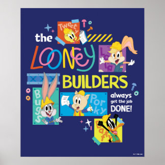 BUGS BUNNY BUILDERS™| Looney Builders-kollage Poster