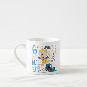 BUGS BUNNY BUILDERS™ Porky Pig Arbetsredskap Espressomugg