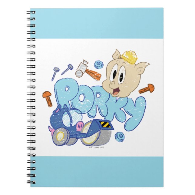 BUGS BUNNY BUILDERS™| Porky Sketch Art Anteckningsbok (Framsidan)