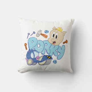 BUGS BUNNY BUILDERS™| Porky Sketch Art Kudde