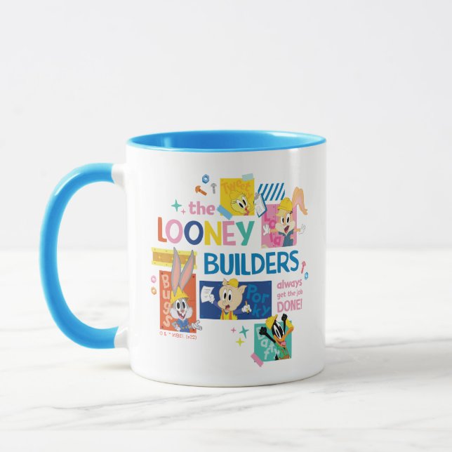 BUGS BUNNY BUILDERS™| The Looney Builders Collage Mugg (Vänster)