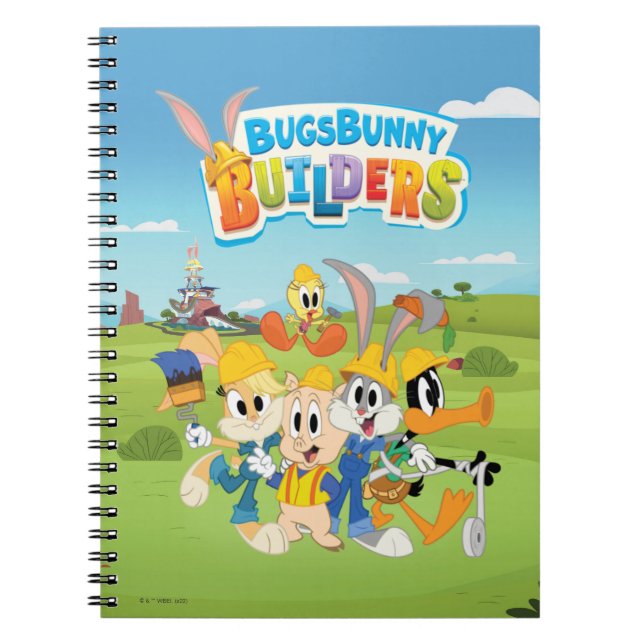 BUGS BUNNY BUILDERS™| The Looney Builders-gruppen Anteckningsbok (Framsidan)