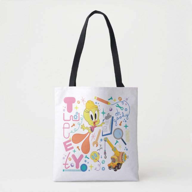 BUGS BUNNY BUILDERS™| TWEETY™ Arbetsredskap Tygkasse (Framsida)