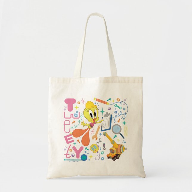 BUGS BUNNY BUILDERS™| TWEETY™ Arbetsredskap Tygkasse (Framsidan)