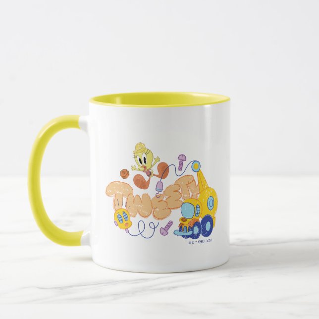 BUGS BUNNY BUILDERS™| TWEETY™ Sketch Art Mugg (Vänster)