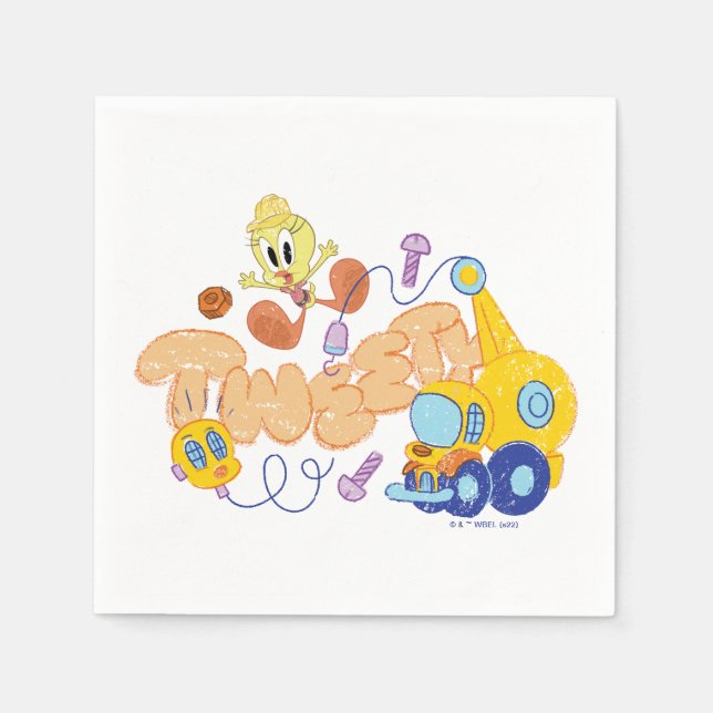 BUGS BUNNY BUILDERS™| TWEETY™ Sketch Art Pappersservett (Framsidan)