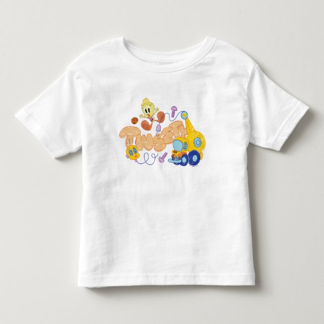BUGS BUNNY BUILDERS™| TWEETY™ Skisskonst T Shirt (Framsida)