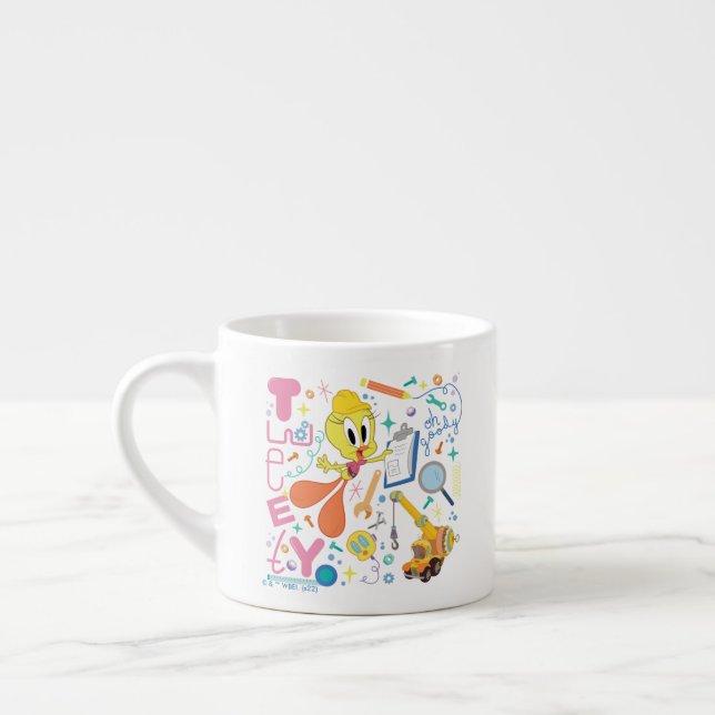 BUGS BUNNY BUILDERS™| TWEETY™ Work Tools Espressomugg (Vänster)