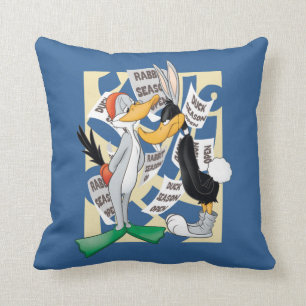BUGS BUNNY™ & DAFFY DUCK™ Klara för jakt­säsongen Kudde