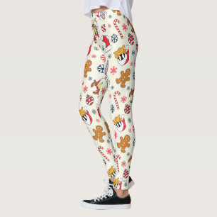 BUGS BUNNY™, DAFFY DUCK™ & Lola Julmönster Leggings