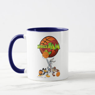 BUGS BUNNY™, DAFFY DUCK™ och TAZ™ SPACE JAM™-logot Mugg