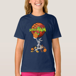 BUGS BUNNY™, DAFFY DUCK™ och TAZ™ SPACE JAM™-logot T Shirt