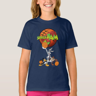 BUGS BUNNY™, DAFFY DUCK™ och TAZ™ SPACE JAM™-logot T Shirt