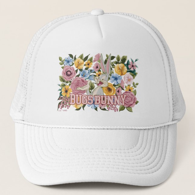 BUGS BUNNY™ Floral Embroidery Graphic Keps (Framsida)