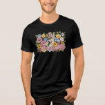 BUGS BUNNY™ Floral Embroidery Graphic T Shirt<br><div class="desc">Check out BUGS BUNNY™ surrounded by flowers in this embroidery style graphic! Wear on a fun graphic tee,  grab on a cozy blanket,  or tote bag! Shop this design on even more custom Zazzle gifts!</div>