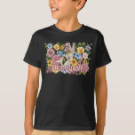 BUGS BUNNY™ Floral Embroidery Graphic T Shirt<br><div class="desc">Check out BUGS BUNNY™ surrounded by flowers in this embroidery style graphic! Wear on a fun graphic tee,  grab on a cozy blanket,  or tote bag! Shop this design on even more custom Zazzle gifts!</div>