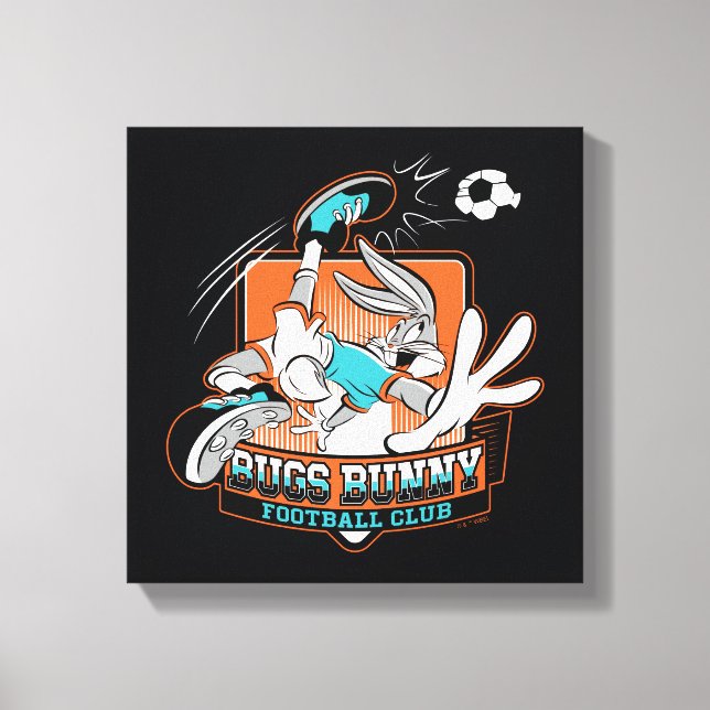 BUGS BUNNY™ Football Club Badge Canvastryck (Framsida)
