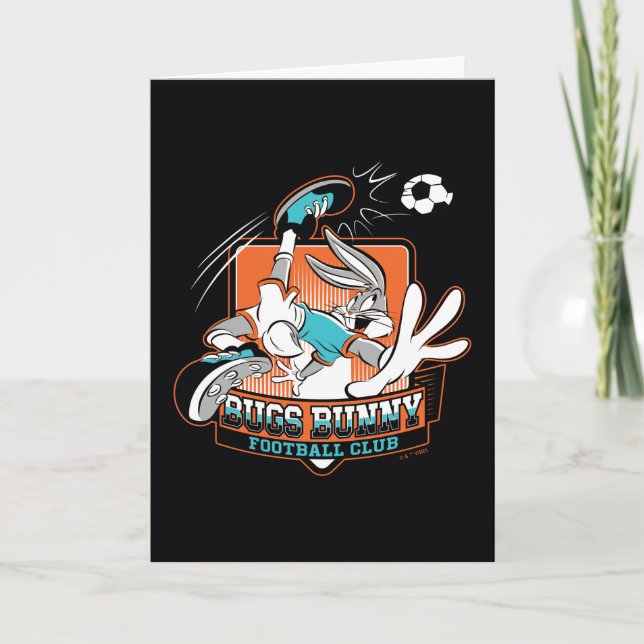 BUGS BUNNY™ Football Club Badge Kort (Framsida)