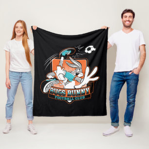 BUGS BUNNY™ Fotbollsklubb logo Fleecefilt