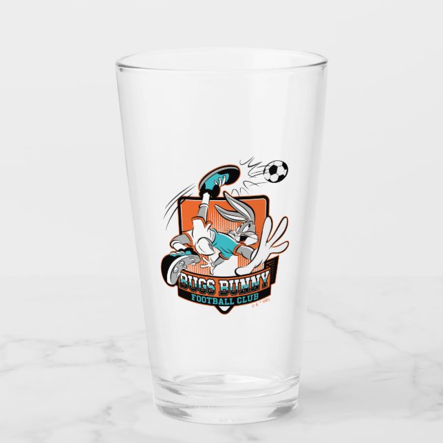 BUGS BUNNY™ Fotbollsklubb logo Glaskopp (Framsida)