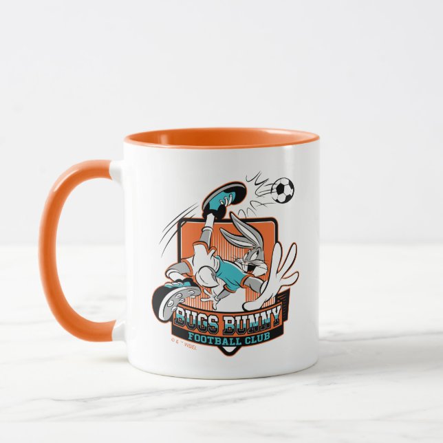 BUGS BUNNY™ Fotbollsklubb logo Mugg (Vänster)