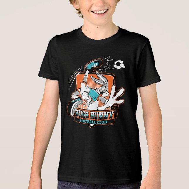 BUGS BUNNY™ Fotbollsklubb logo T Shirt (Framsida)
