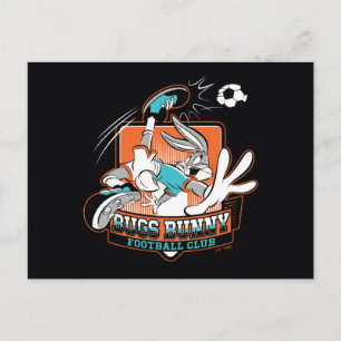 BUGS BUNNY™ Fotbollsklubbsmärke Vykort