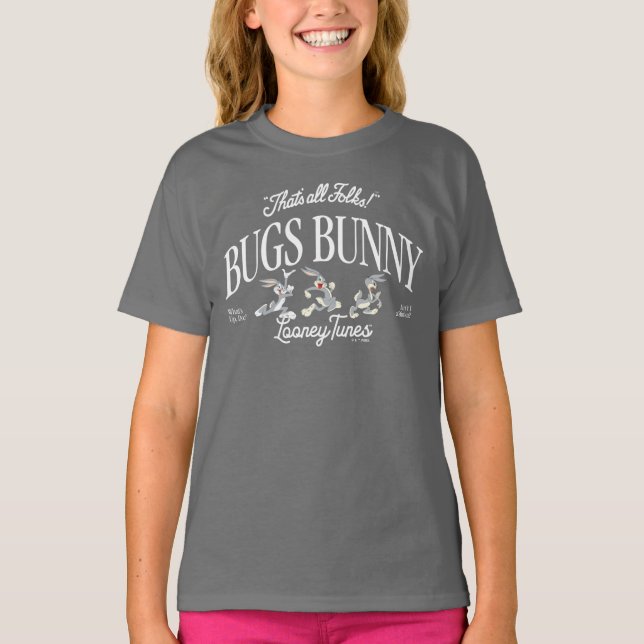 BUGS BUNNY™ Genom Åren T Shirt (Framsida)