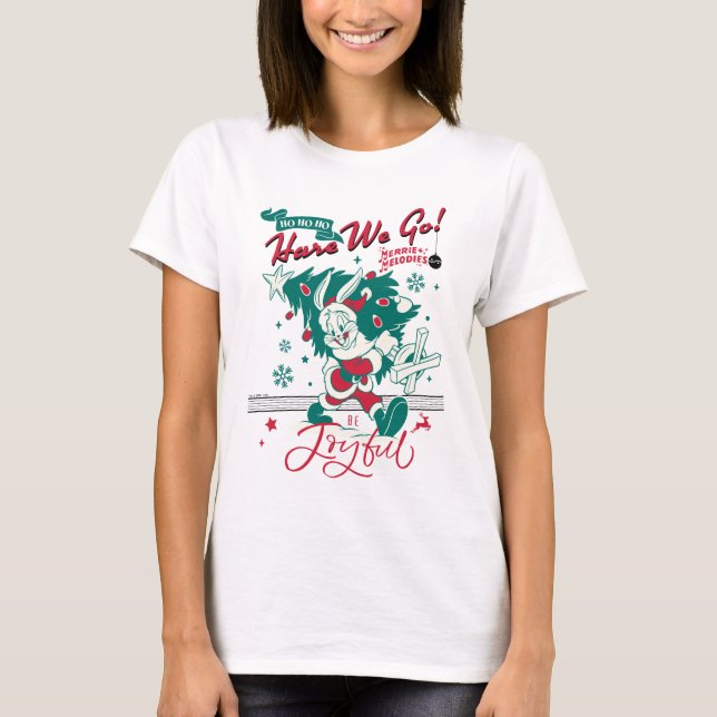 BUGS BUNNY™ - Ho Ho Ho, Hare Vi Går! T Shirt (Framsida)