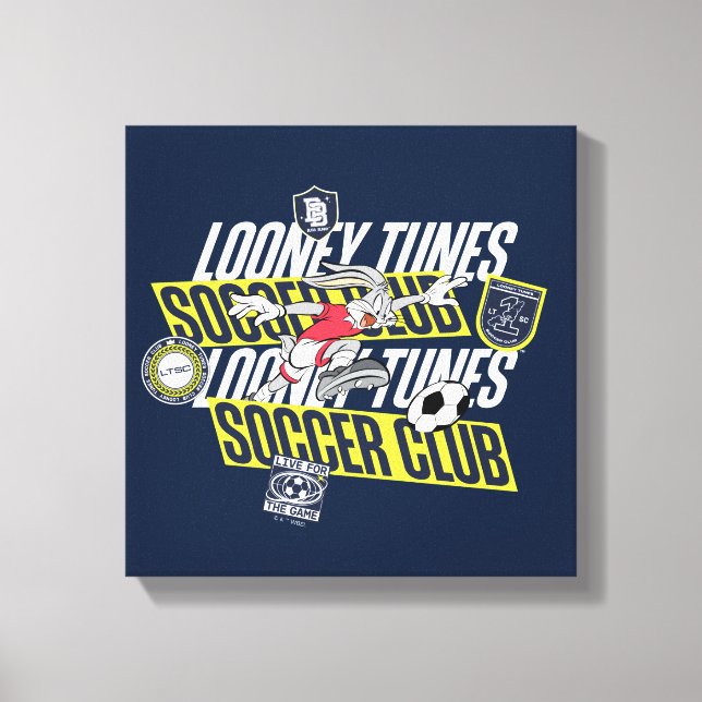 BUGS BUNNY™ LOONEY TUNES™ Soccer Club Canvastryck (Framsida)
