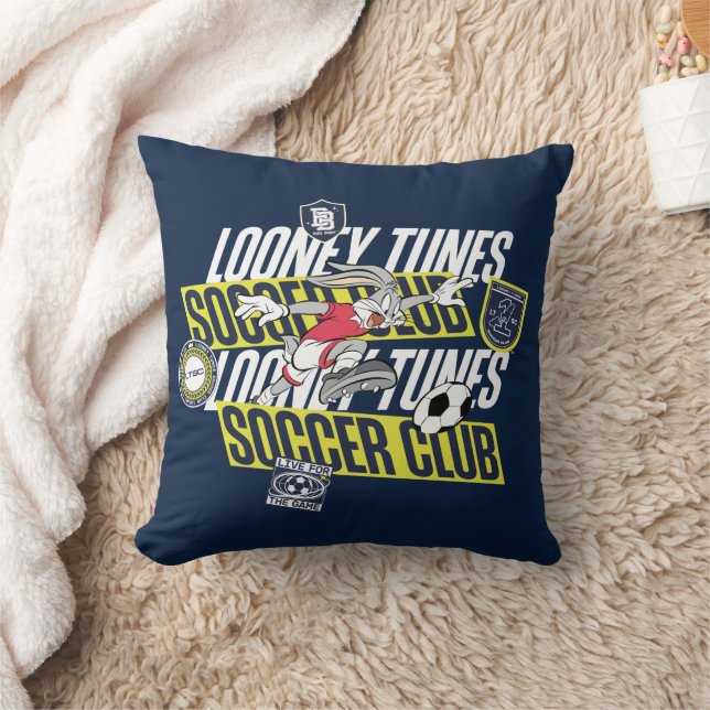 BUGS BUNNY™ LOONEY TUNES™ Soccer Club Kudde (Filt)
