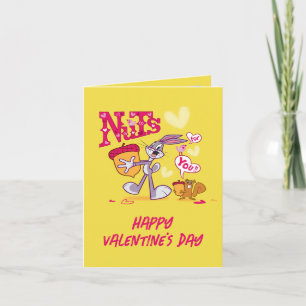 BUGS BUNNY™ Nötter För Dig Alla hjärtans dag Kort
