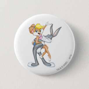 BUGS BUNNY™ och Lola Bunny Knapp