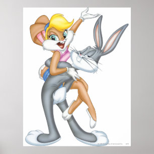 BUGS BUNNY™ och Lola Bunny Poster